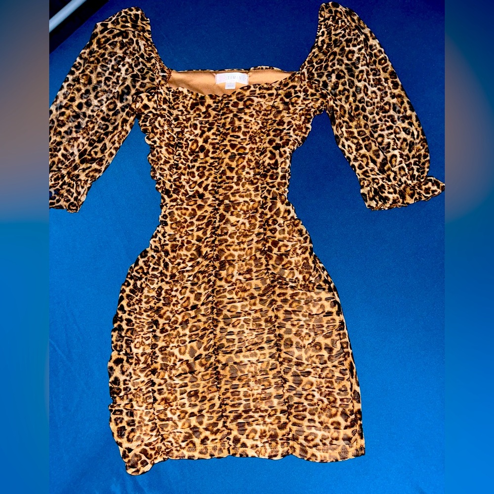 Cheetah Print Dress